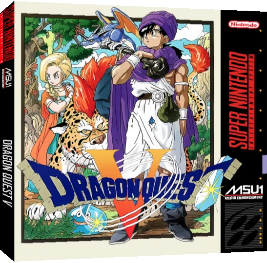 Dragon Quest V — box-3D (WOR)