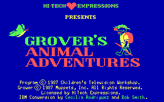 Grover's Animal Adventures — sstitle (US)