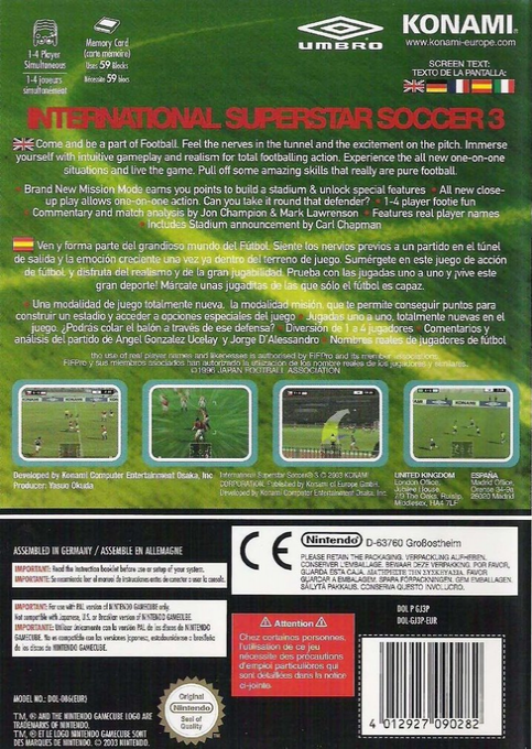 International Superstar Soccer 3 — box-2D-back (EU)