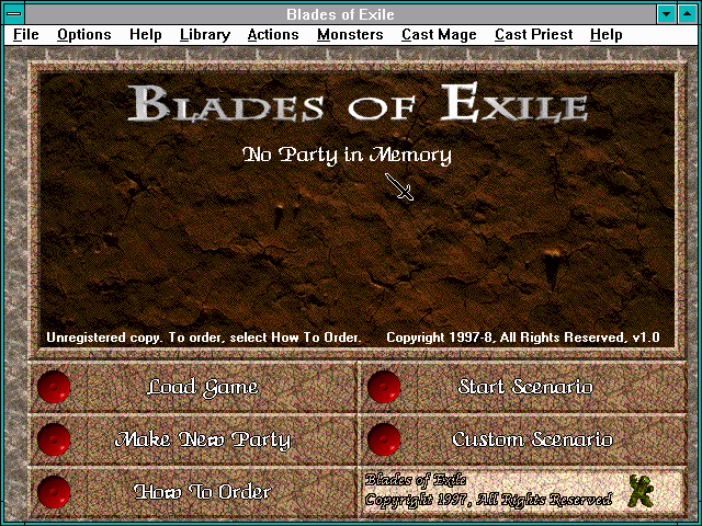 Blades of Exile — sstitle (WOR)