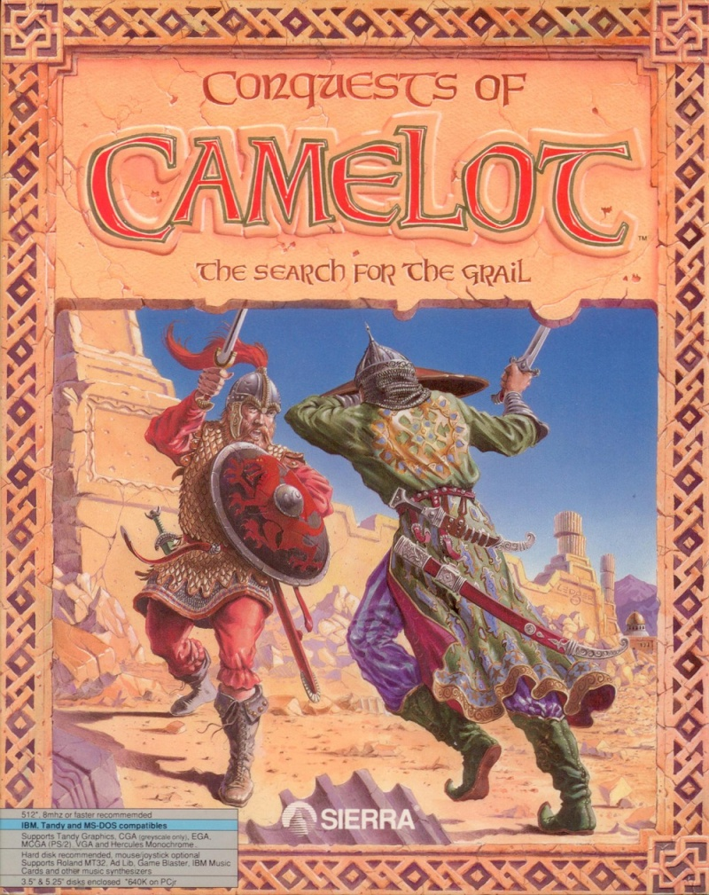 Conquests of Camelot - The Search for the Grail box art