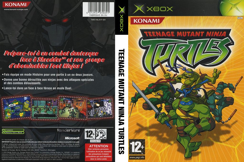 Teenage Mutant Ninja Turtles — box-texture (FR)