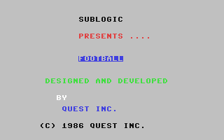 Football (subLOGIC) — sstitle (WOR)