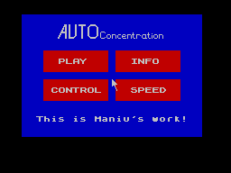 Auto Concentration — sstitle (WOR)