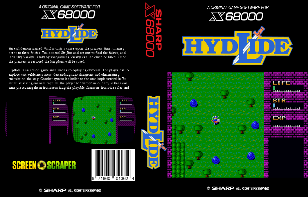 Hydlide — box-texture (SS)