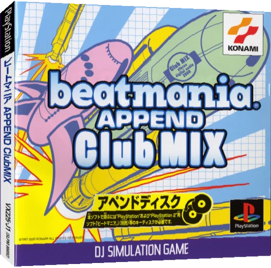 Beatmania Append Club Mix — box-3D (JP)
