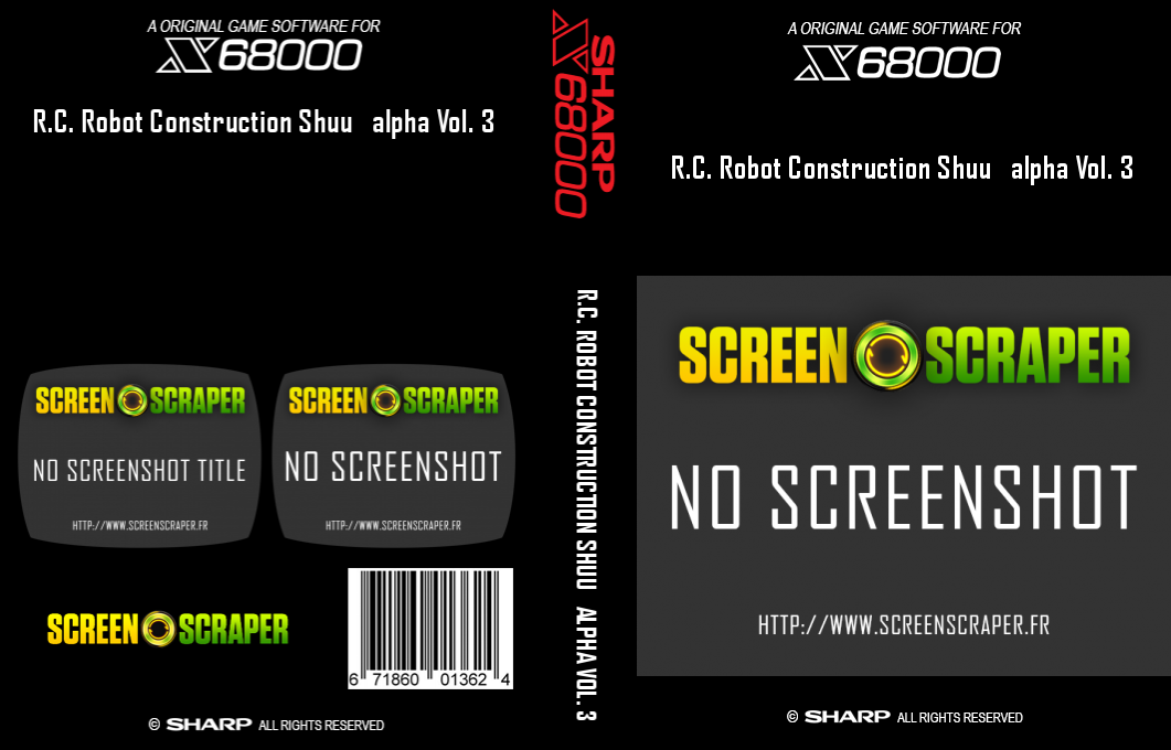 R.c. Robot Construction Shuu Alpha Vol. 3 — box-texture (SS)