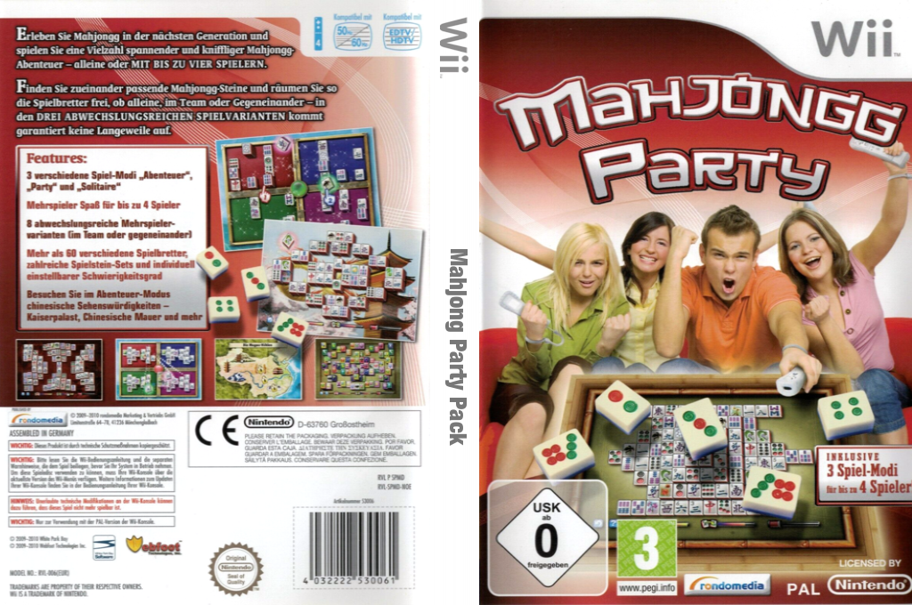 Mahjongg Party — box-texture (DE)