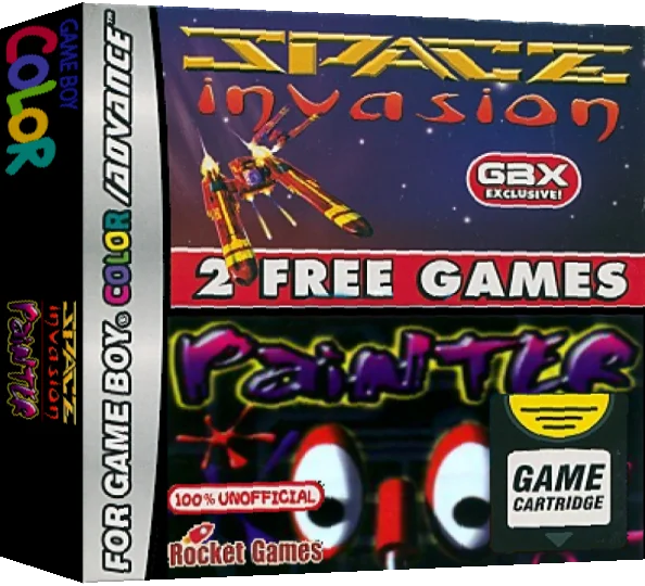 Space Invasion & Painter — box-3D (EU)