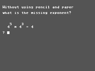 Exponents — ss (WOR)