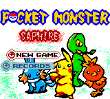 Pokemon - Sapphire Version — sstitle (US)