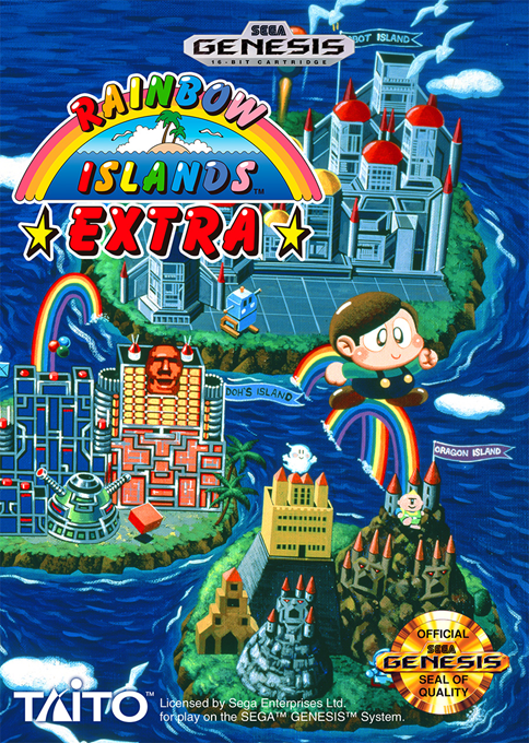 Rainbow Islands Extra box art