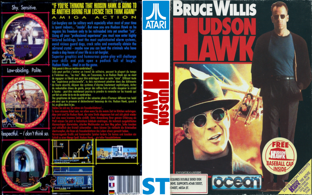 Hudson Hawk — box-texture (EU)