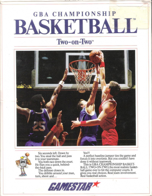 GBA Championship Basketball - Two-on-Two box art