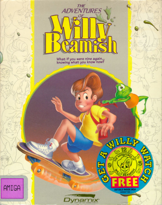 Adventures of Willy Beamish, The box art