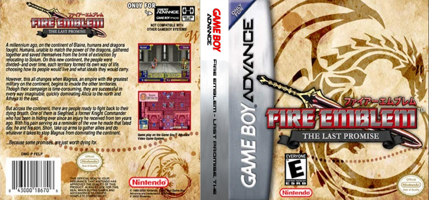 Fire Emblem - Last Promise, The — box-texture (US)