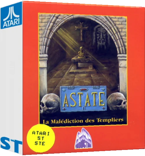 Astate - La Malédiction Des Templiers — box-3D (EU)