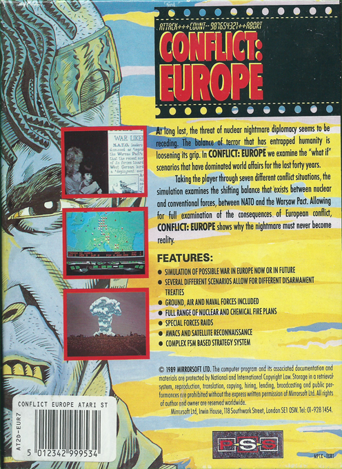 Conflict - Europe — box-2D-back (EU)