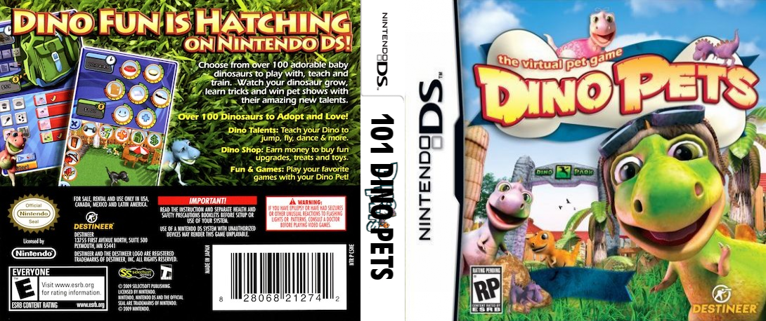 Dino Pets - The Virtual Pet Game — box-texture (US)