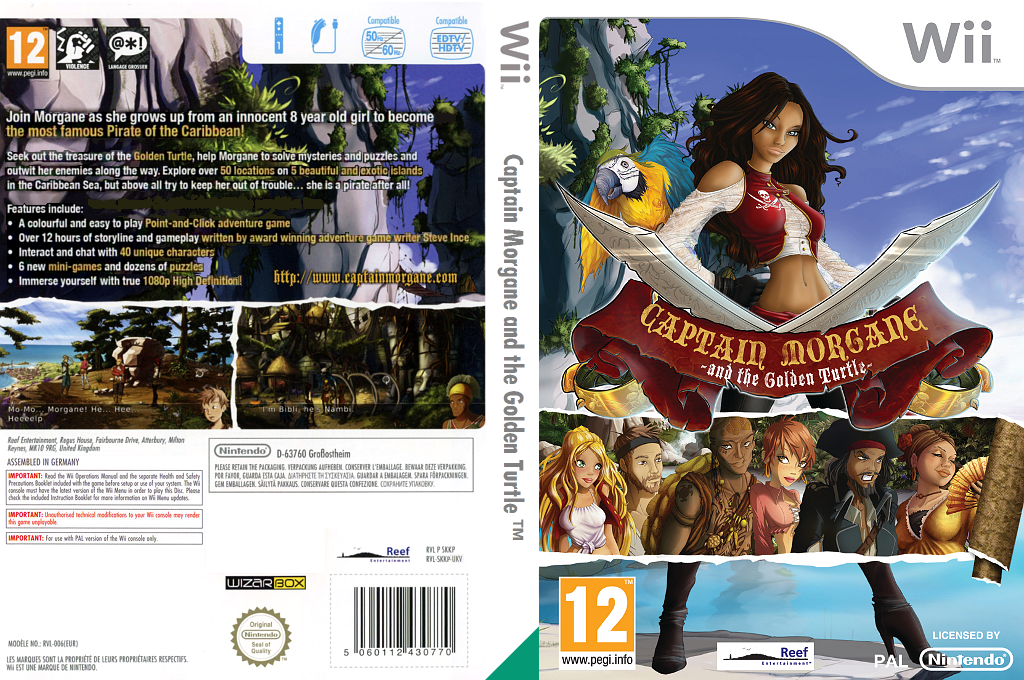 Captain Morgane and the Golden Turtle — box-texture (EU)