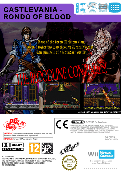 Castlevania: Rondo Of Blood — box-2D-back (EU)