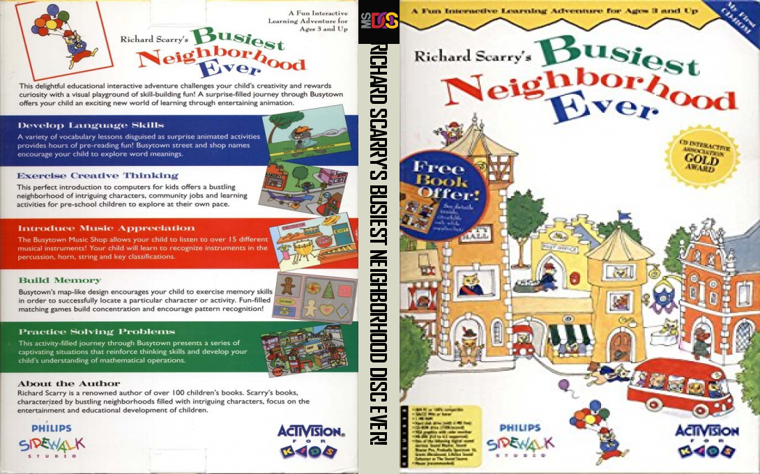 Richard Scarry's Busiest Neighborhood Disc Ever! — box-texture (US)