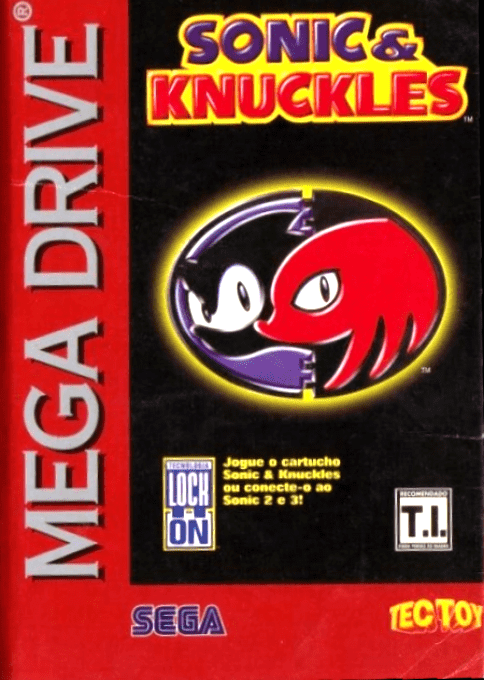 Sonic And Knuckles — box-2D (BR)