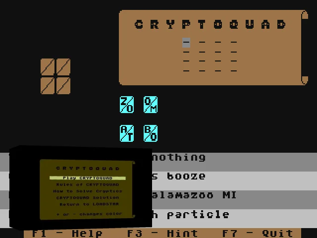 Cryptoquad #128 — mixrbv2 (WOR)