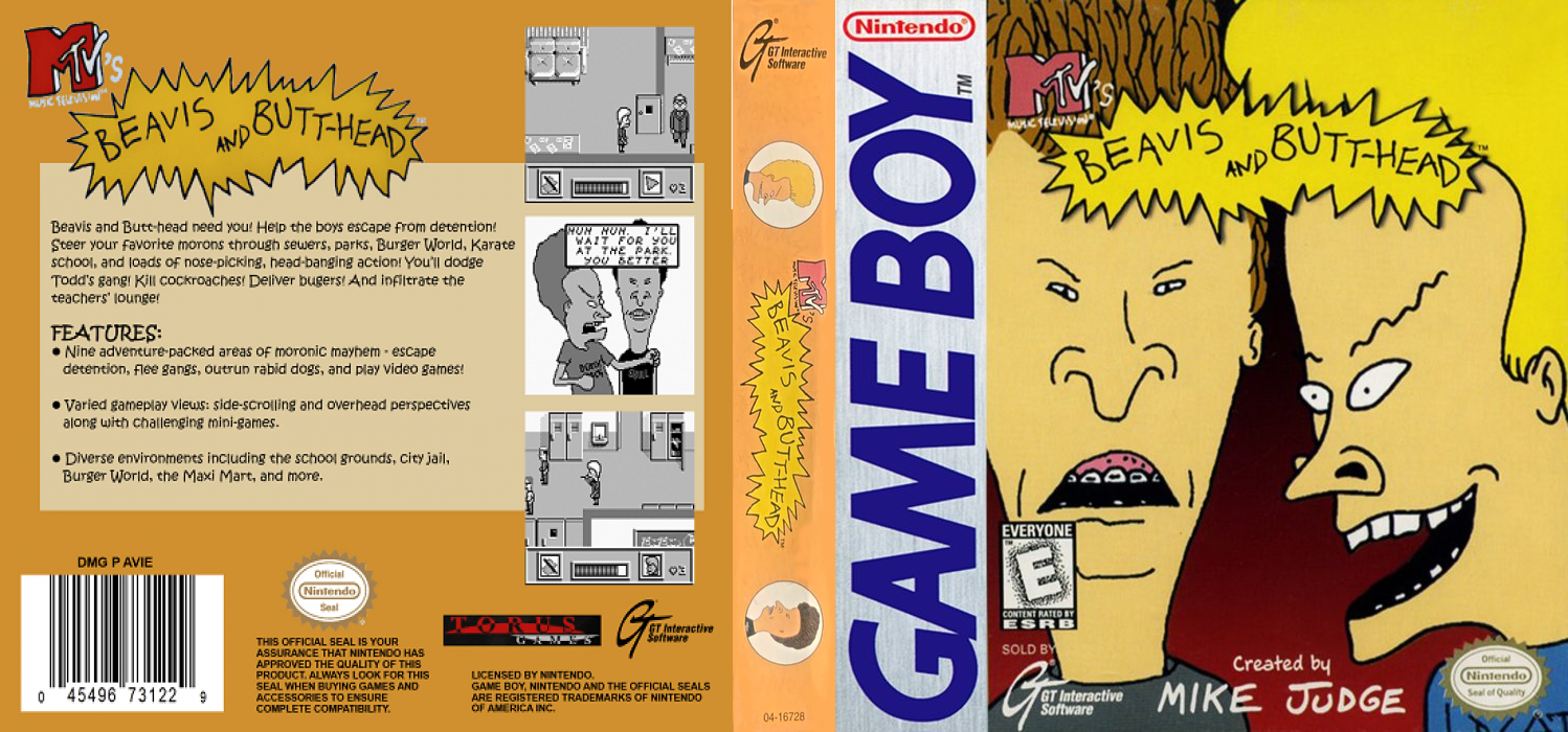 Beavis and Butt-Head — box-texture (US)