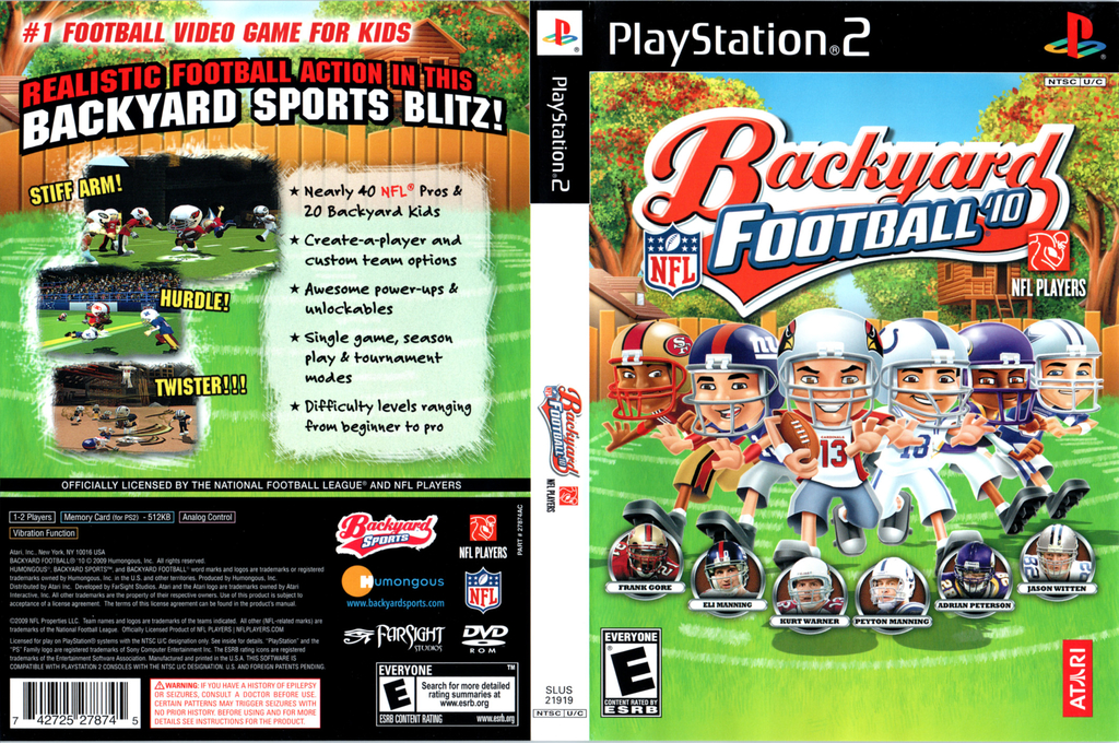 Backyard Football '10 — box-texture (US)
