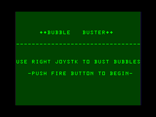 Bubble Buster — sstitle (WOR)