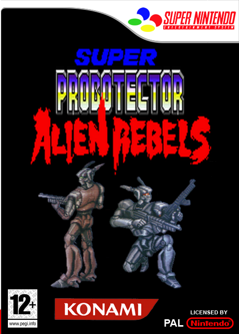 Super Probotector - Alien Rebels — box-2D (FR)