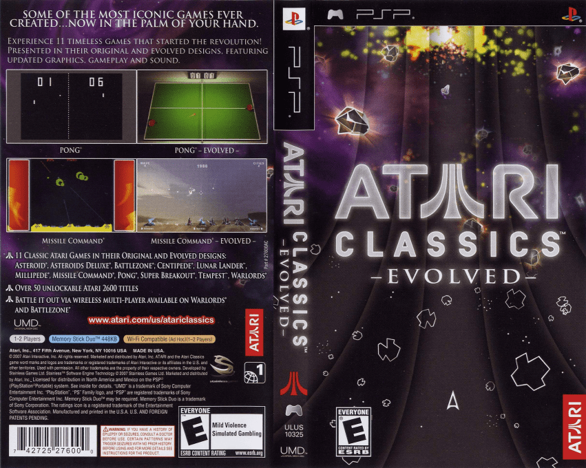 Atari Classics Evolved — box-texture (US)