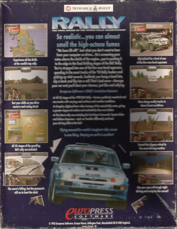 Network Q Rac Rally — box-2D-back (EU)