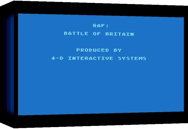 RAF - Battle of Britain — box-3D (WOR)