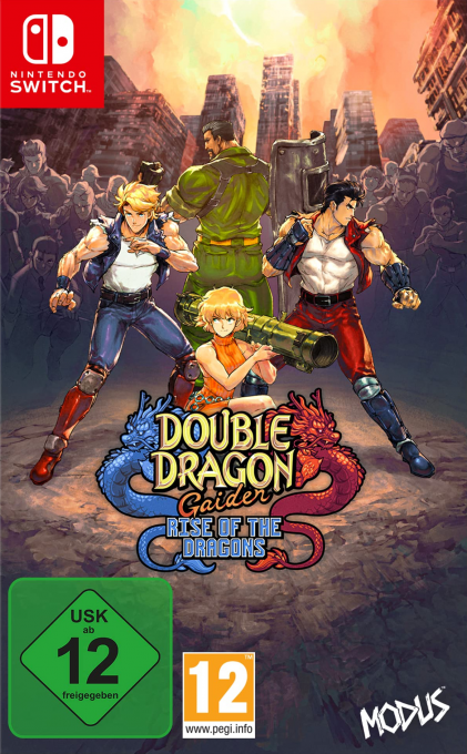 Double Dragon Gaiden - Rise of the Dragons — box-2D (DE)