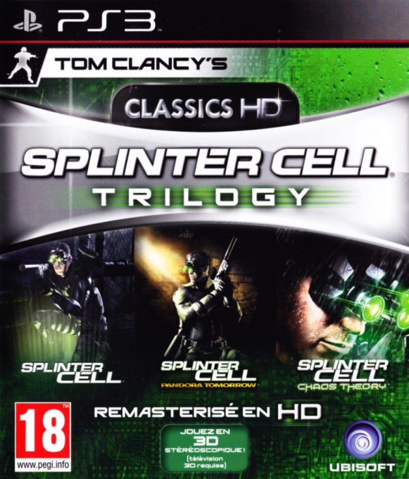 Tom Clancy's Splinter Cell Trilogy — box-2D (FR)