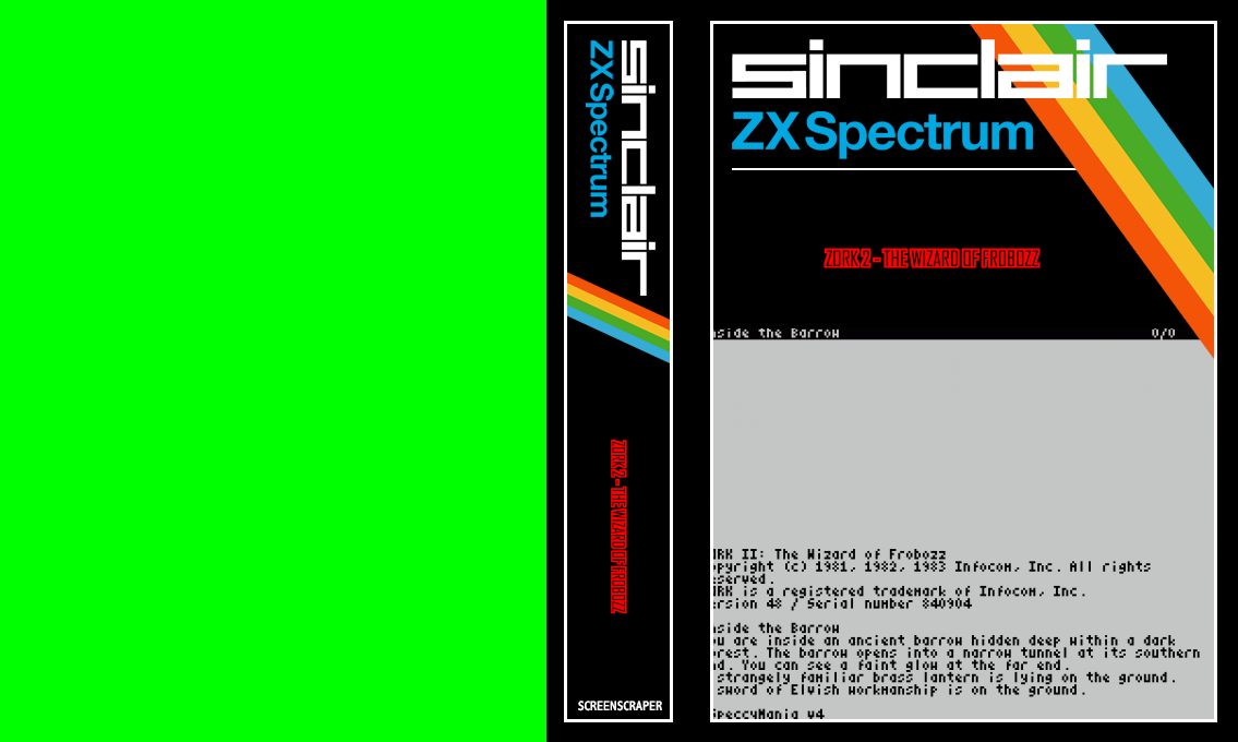 Zork 2 - The Wizard Of Frobozz — box-texture (SS)