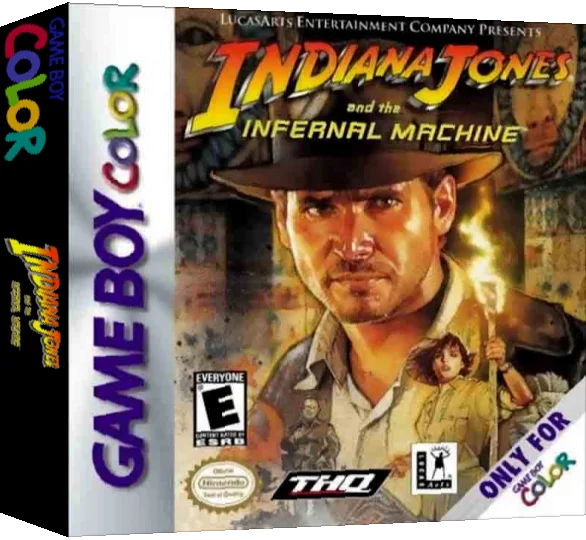 Indiana Jones and the Infernal Machine — box-3D (US)