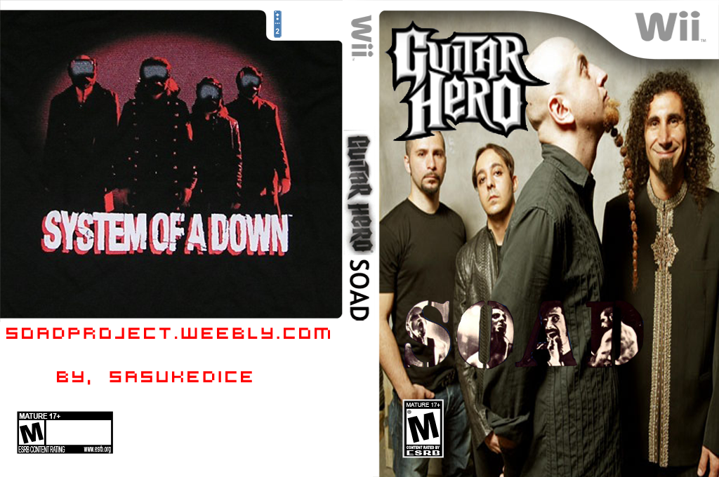 Guitar Hero - Custom - System Of A Down — box-texture (US)