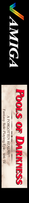 Advanced Dungeons & Dragons - Pools of Darkness - A Forgotten Realms Fantasy Role-Playing Epic, Vol.IV — box-2D-side (US)