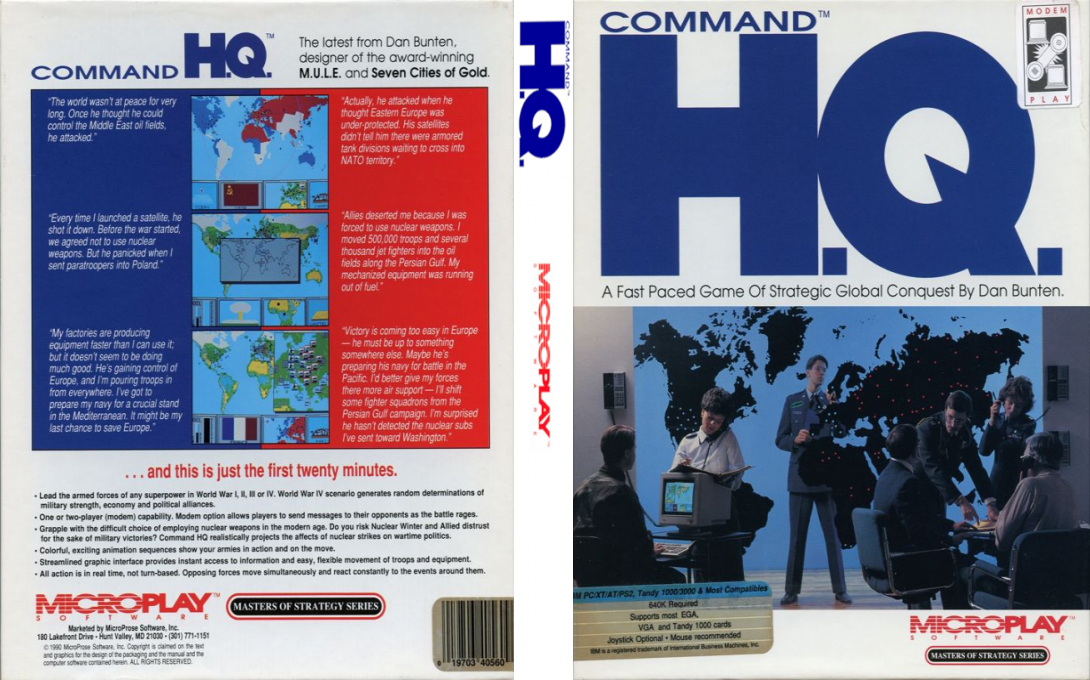 Command H.Q. — box-texture (US)