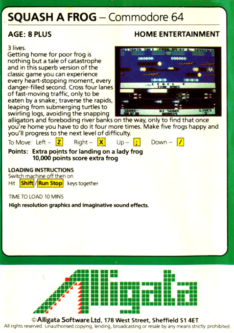 Frog 64 — box-2D-back (EU)