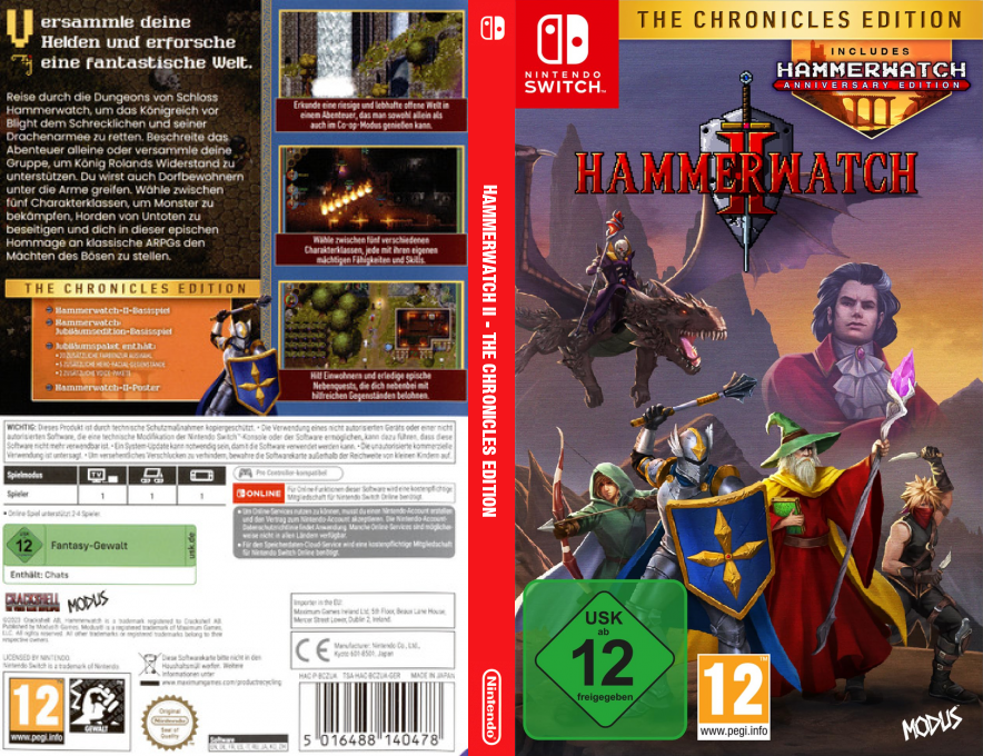 Hammerwatch II - The Chronicles Edition — box-texture (DE)