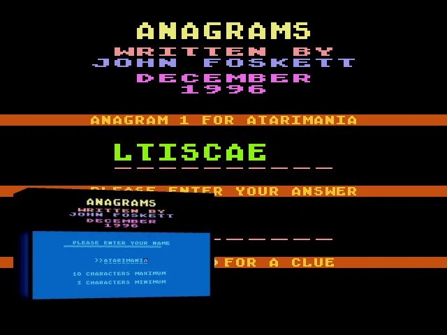 Anagrams — mixrbv2 (WOR)
