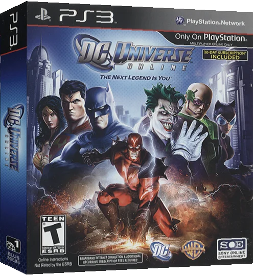 DC Universe Online — box-3D (US)