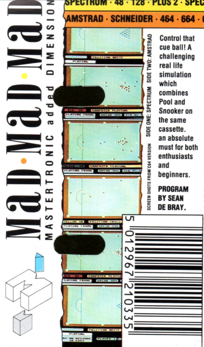 On Cue — box-2D-back (EU)