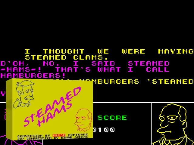 Steamed Hams — mixrbv2 (WOR)