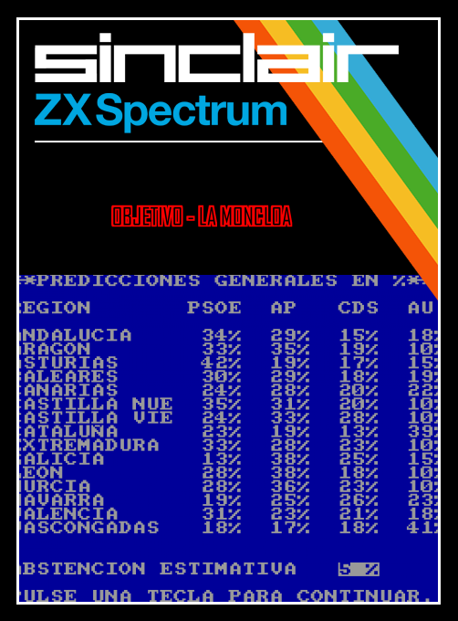 Objetivo - La Moncloa box art