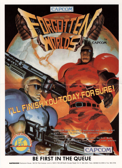 Forgotten Worlds box art